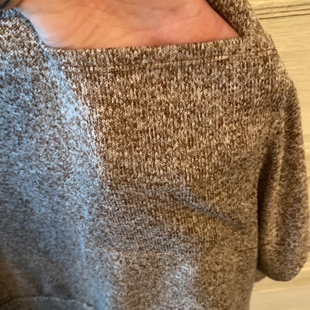 Zenana Over-size Crew Neck Sweatshirt - Size Large - Picture 2 of 4